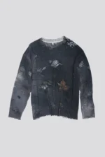 R13 Boyfriend Sweater Black Floral (1)