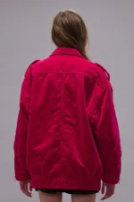 R13 Elongated Motorcycle Jacket Raspberry Velvet (2)