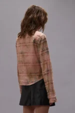 R13 Shrunken Shirt Pink Overdyed Plaid (3)