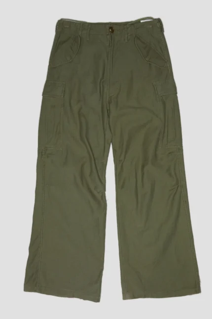 R13 Wide Leg Cargo Olive (5)