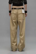 R13 Wide Leg Utility Pants Beige (2)